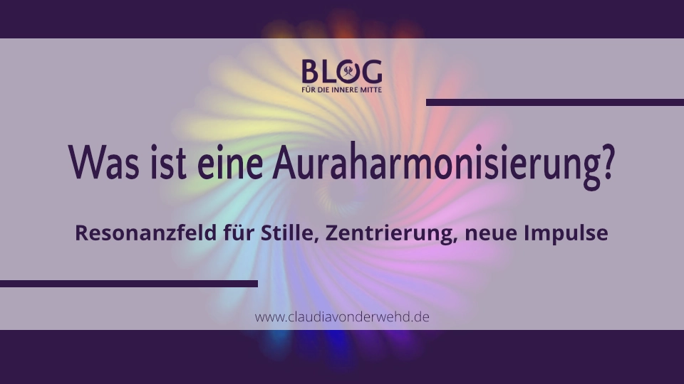 Farbspirale als Symbol für eine Auraharmonisierung