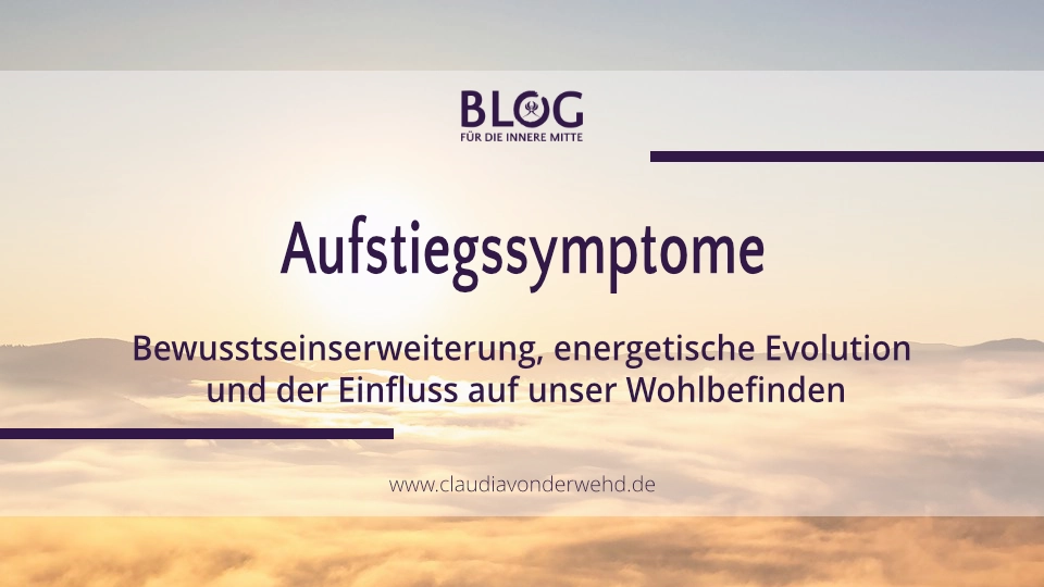 Sonne über den Wolken als Symbol für Aufstiegssymptome